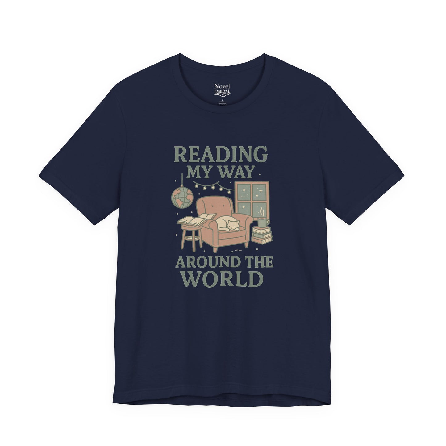 Reading My Way Around The World T-Shirt