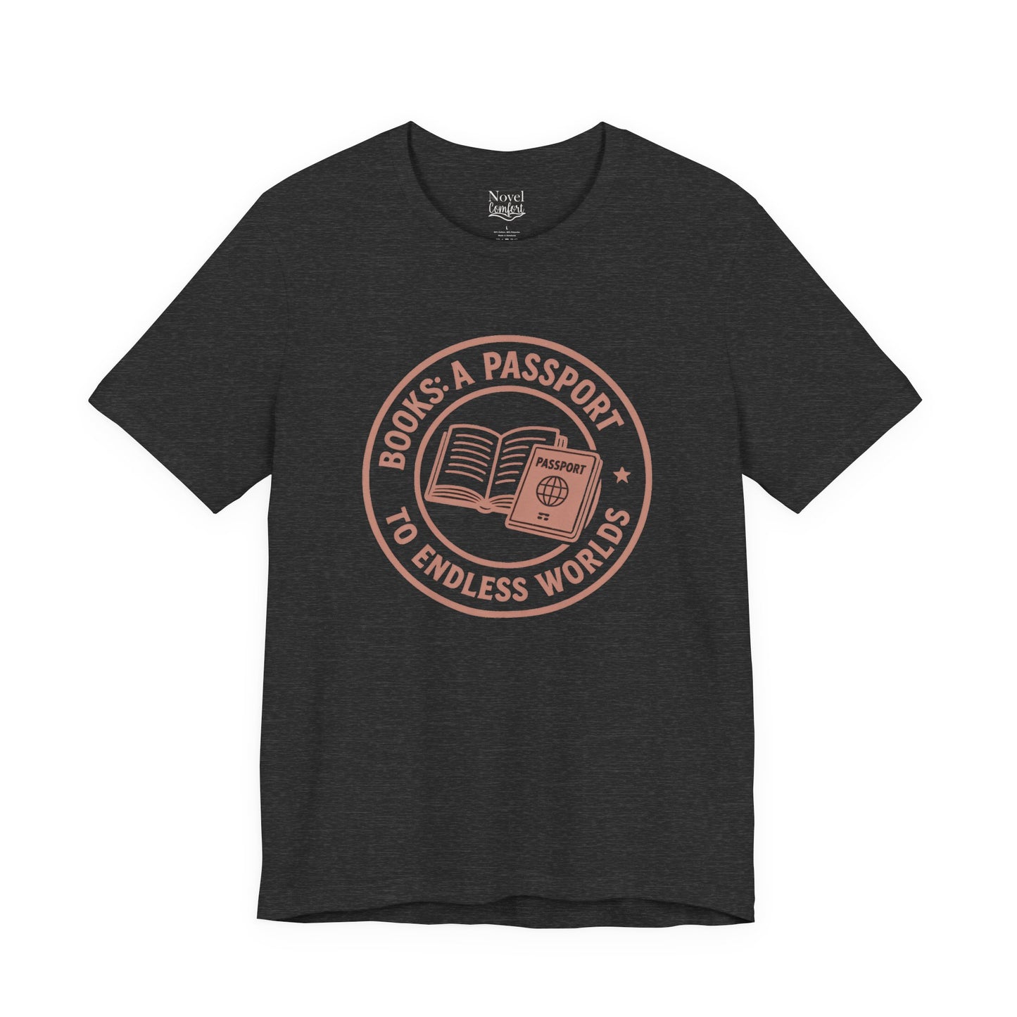 Books: A Passport To Endless Worlds T-Shirt