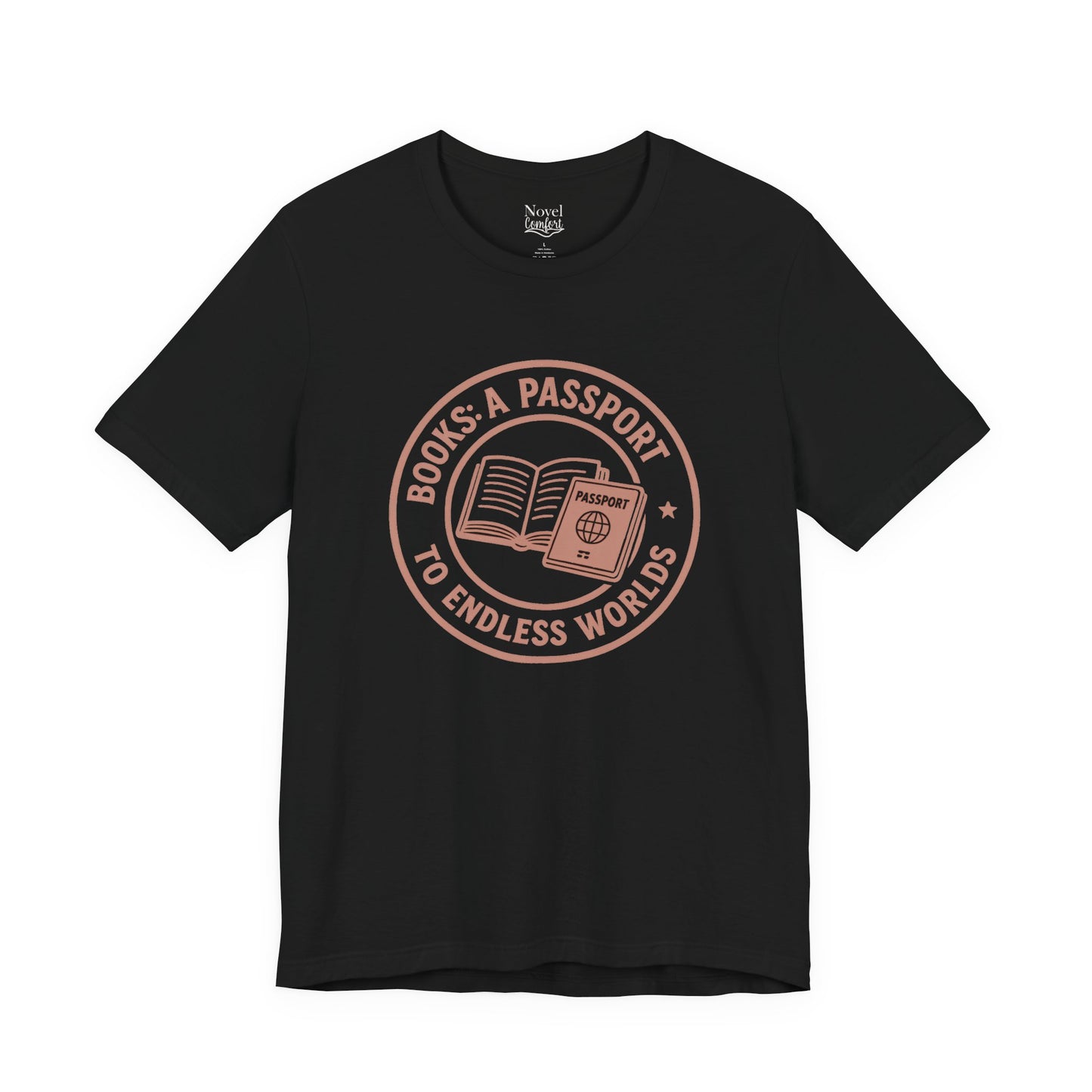 Books: A Passport To Endless Worlds T-Shirt