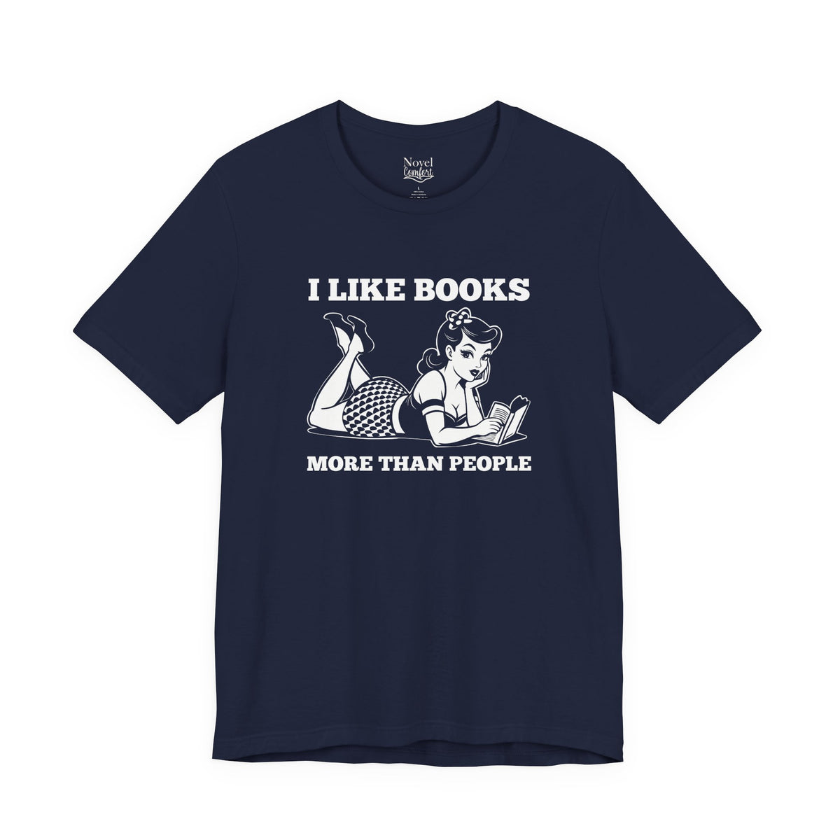 I Like Books More Than People T-Shirt
