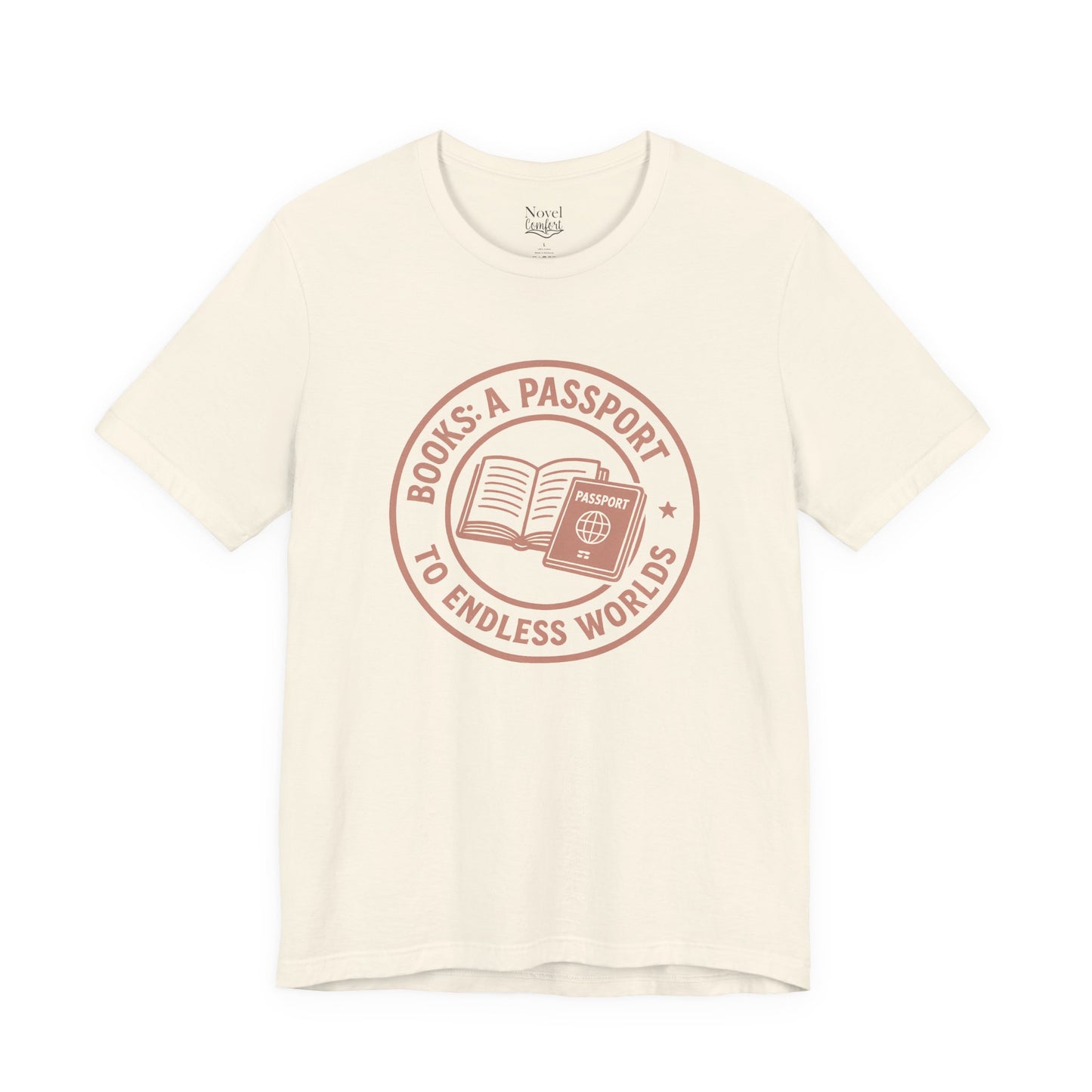 Books: A Passport To Endless Worlds T-Shirt