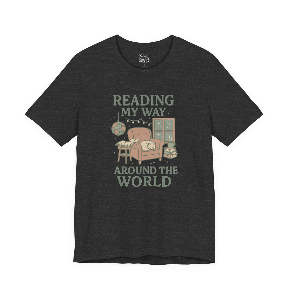 Reading My Way Around The World T-Shirt