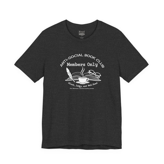 Anti-Social Book Club Members Only T-Shirt