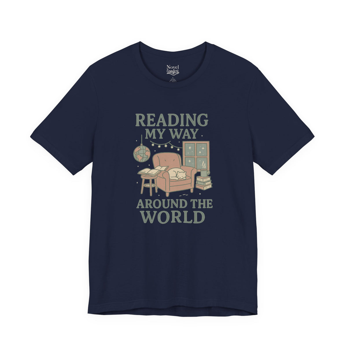 Reading My Way Around The World T-Shirt