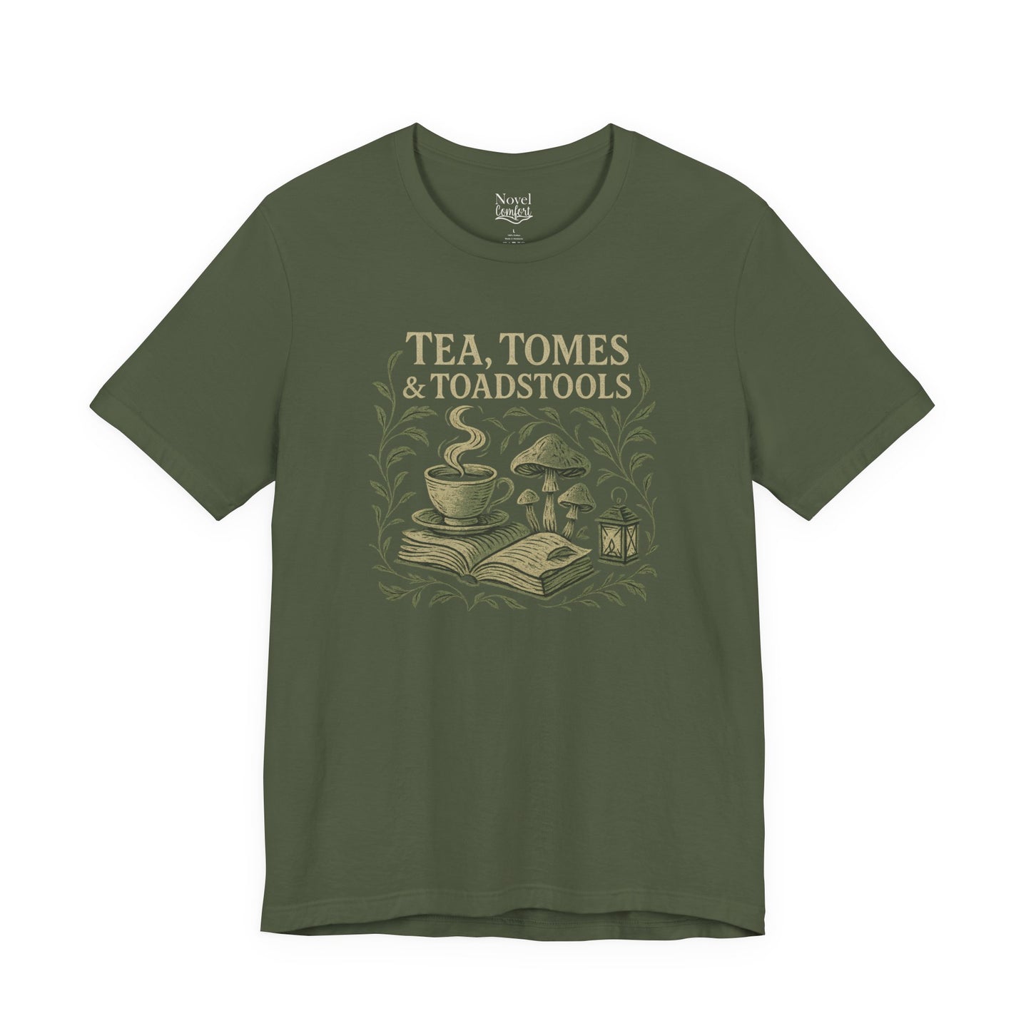 Tea, Tomes & Toadstools T-Shirt
