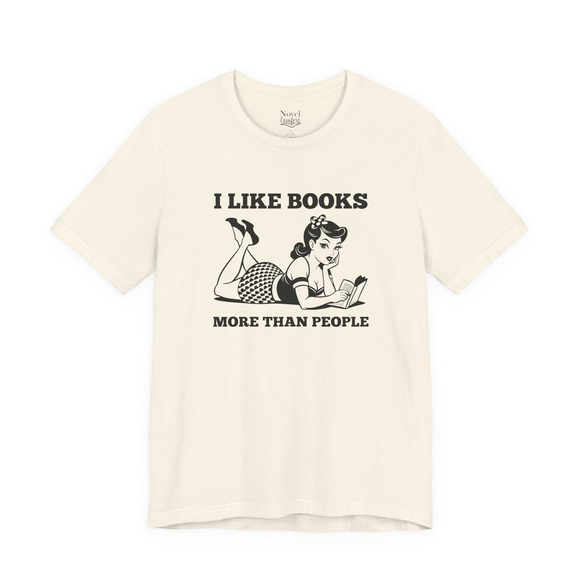 I Like Books More Than People T-Shirt