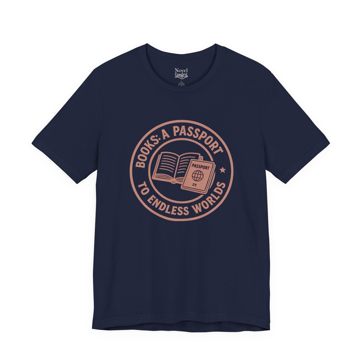 Books: A Passport To Endless Worlds T-Shirt