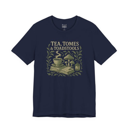 Tea, Tomes & Toadstools T-Shirt